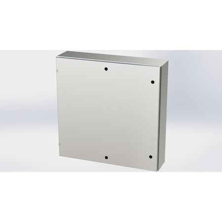 Saginaw Control & Engineering 1/4 Turn Latch Electrical Enclosures, 36 in H, 8 in D, 36 in W, NEMA 3R, 4, 4X, 12, 13 SCE-36EL3608SSLP